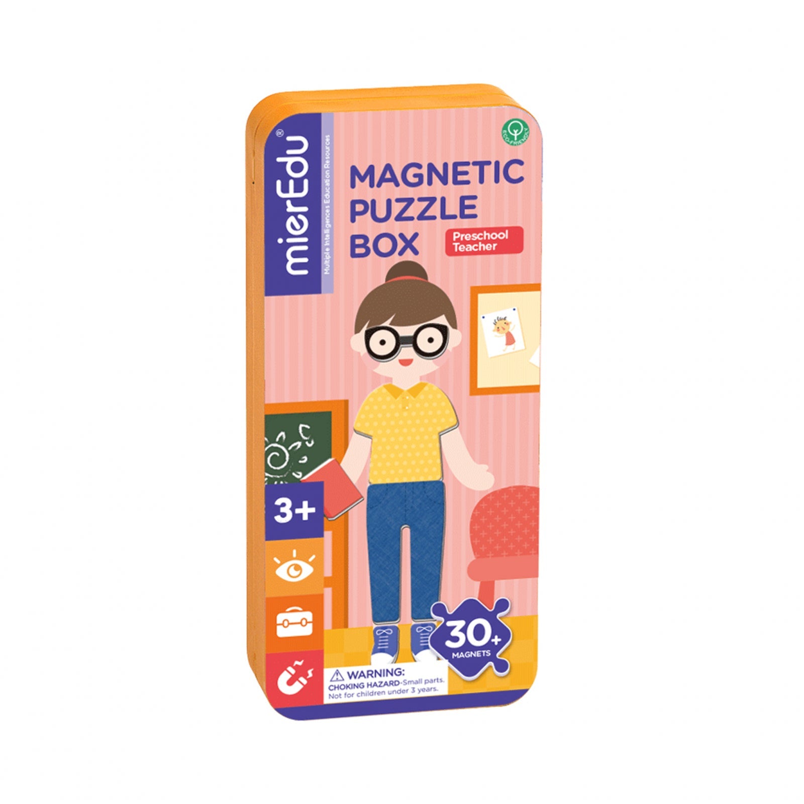 Puzzle magnetic in cutie metalica, joc de potrivire si asociere - Educatoare - mierEdu - Publisol.ro