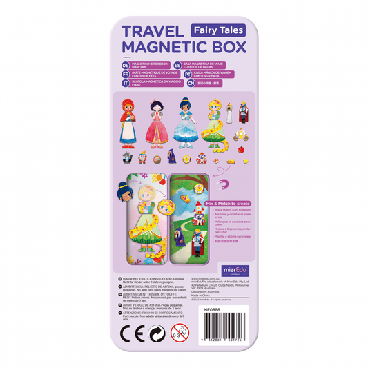 Puzzle magnetic in cutie metalica, joc de potrivire si asociere - Povesti - mierEdu - Publisol.ro