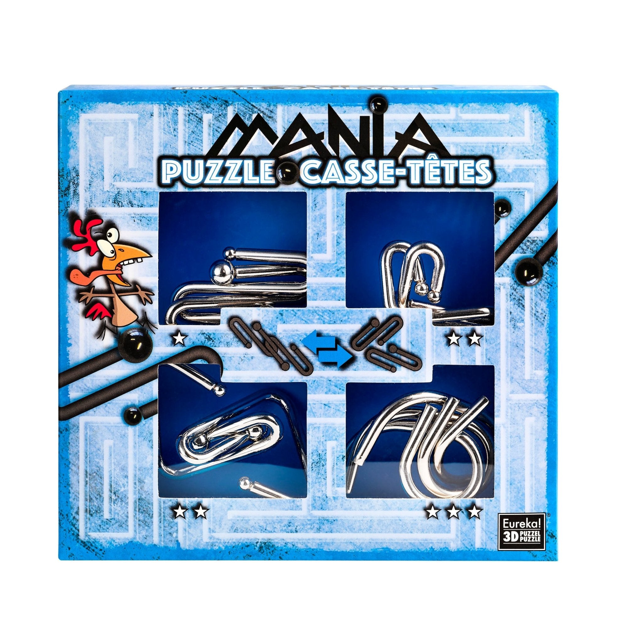 Puzzle Mania Casse - têtes Blue , Eureka! - Publisol.ro