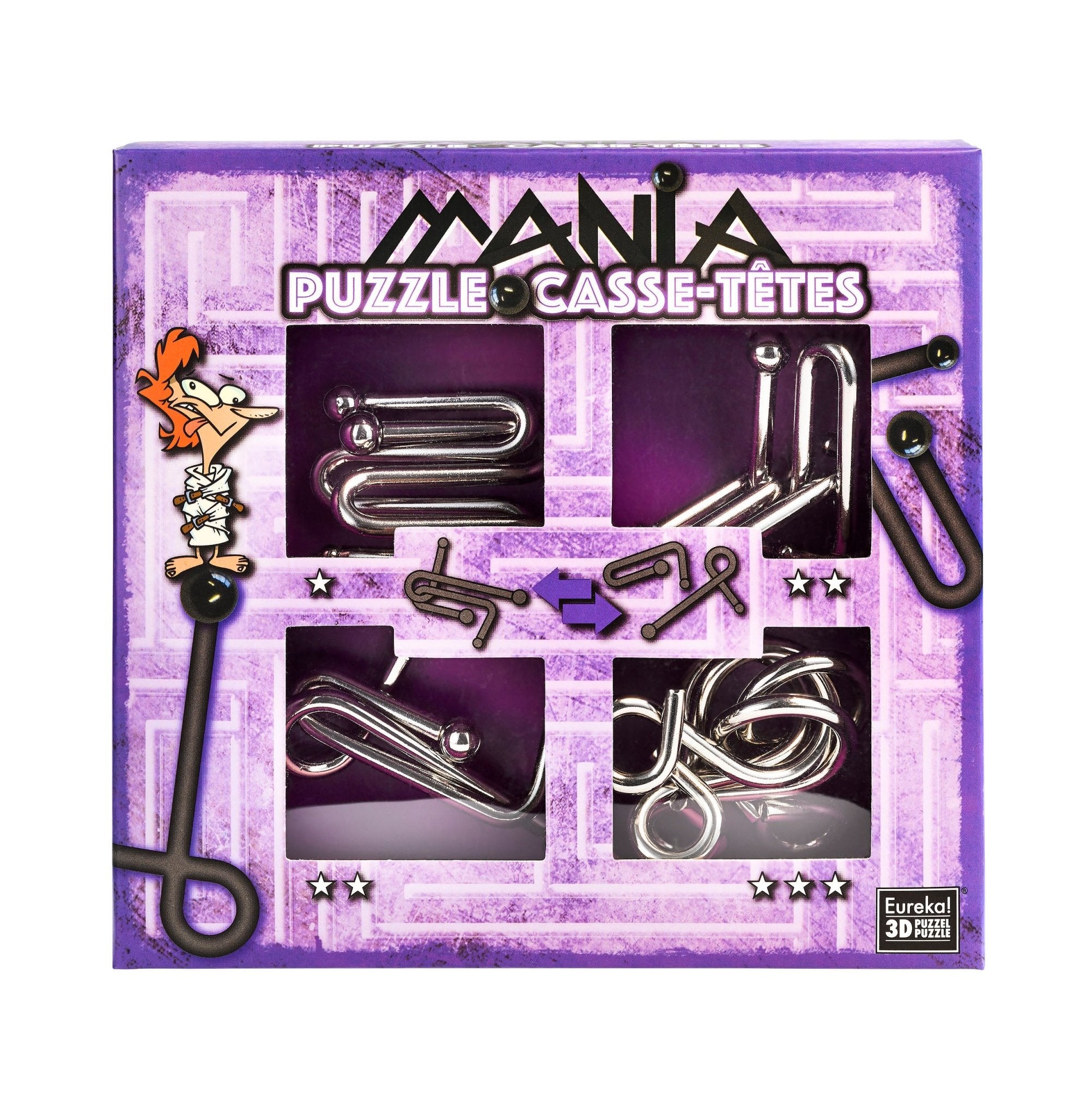 Puzzle Mania Casse - têtes Purple, Eureka! - Publisol.ro