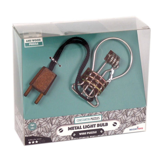 Puzzle mecanic Constantin - Metal Light Bulb, Recent Toys - Publisol.ro