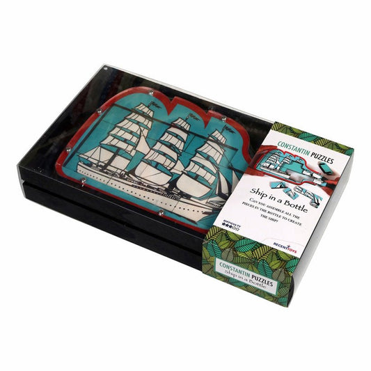 Puzzle mecanic Constantin - Ship in a Bottle, Recent Toys - Publisol.ro
