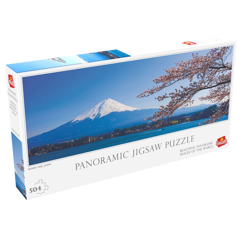 Puzzle Panoramic - Muntele Vulcanic Fuji din Japonia, 504 piese, Goliath - Publisol.ro