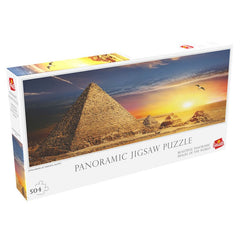 Puzzle Panoramic - Piramidele Egiptene la apus, 504 piese, Goliath - Publisol.ro