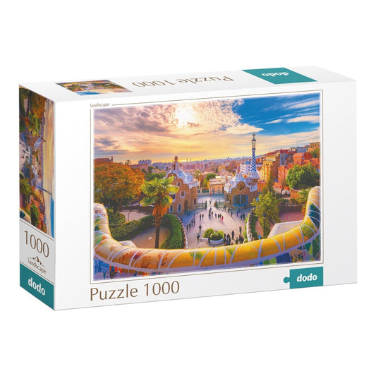 Puzzle Parcul Guell, Barcelona, 1000 piese, Dodo Toys - Publisol.ro