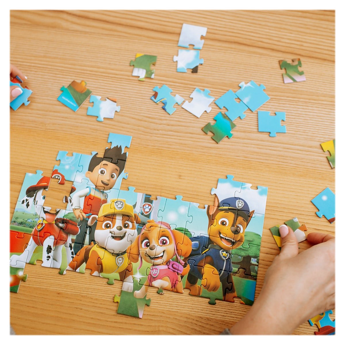 Puzzle Patrula catelusilor, Salvatori curajosi, 60 piese, Dodo Toys - Publisol.ro