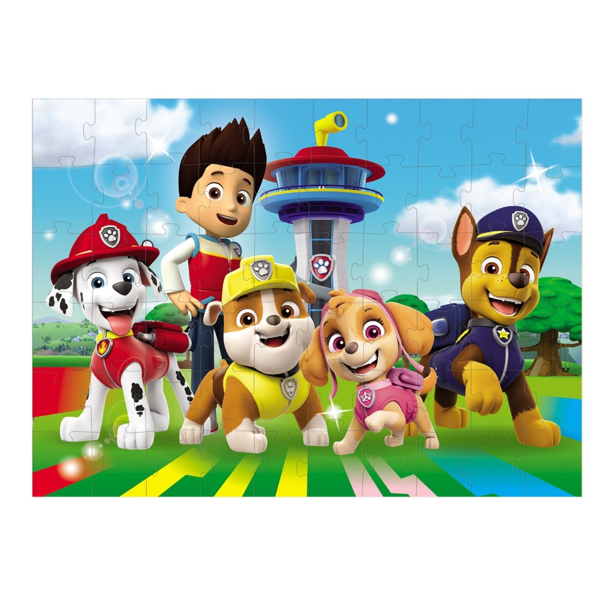 Puzzle Patrula catelusilor, Salvatori curajosi, 60 piese, Dodo Toys - Publisol.ro