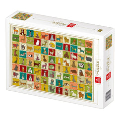 Puzzle Pattern - Dogs/Caini - Puzzle adulti 1000 piese, D - Toys - Publisol.ro