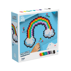 Puzzle pe numere Plus - Plus, 500 piese, Curcubeu - Plus Plus - Publisol.ro