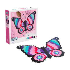 Puzzle pe numere Plus - Plus, 500 piese, Fluture - Plus Plus - Publisol.ro