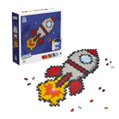 Puzzle pe numere Plus - Plus, 500 piese, Racheta - Plus Plus - Publisol.ro