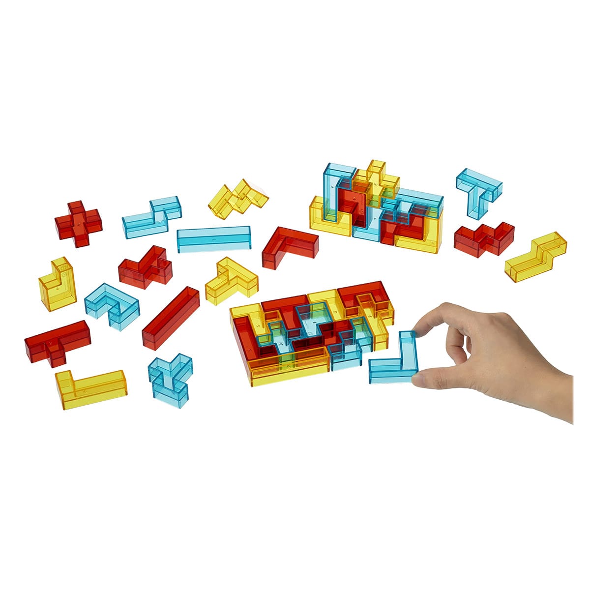 Puzzle Pentomino, forme 3D si carduri cu activitati, Edx Education - Publisol.ro