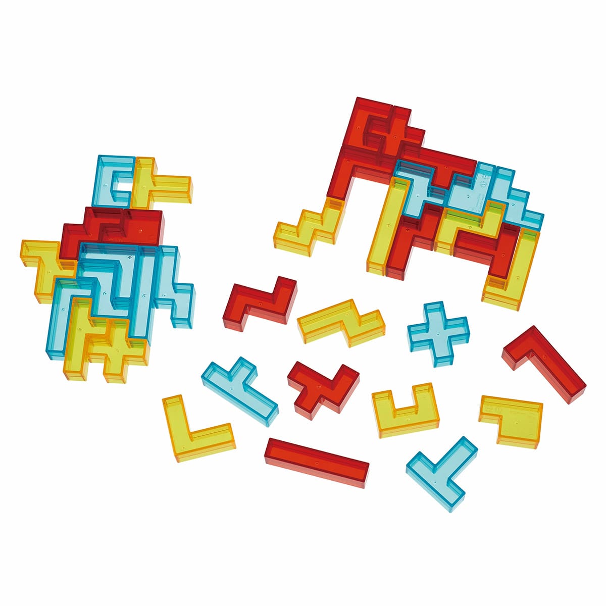 Puzzle Pentomino, forme 3D si carduri cu activitati, Edx Education - Publisol.ro