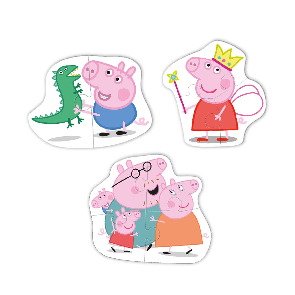 Puzzle Peppa Pig, 3 in 1, Dodo Toys - Publisol.ro