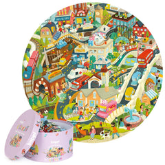 Puzzle rotund, 150 piese, Boppi - Orasul - boppi - Publisol.ro