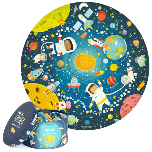 Puzzle rotund, 150 piese, Boppi - Spatiu - boppi