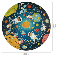 Puzzle rotund, 150 piese, Boppi - Spatiu - boppi