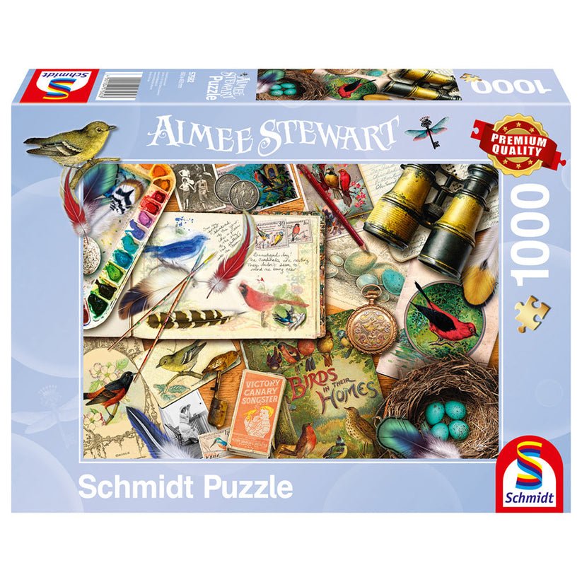 Puzzle Schmidt: Aimee Steward - Observarea pasarilor, 1000 piese, Schmidt - Publisol.ro