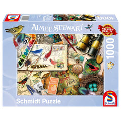 Puzzle Schmidt: Aimee Steward - Observarea pasarilor, 1000 piese, Schmidt - Publisol.ro