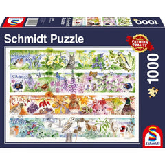 Puzzle Schmidt: Anotimpuri, 1000 piese, Schmidt - Publisol.ro