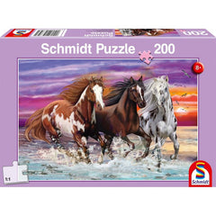 Puzzle Schmidt: Cai salbatici, 200 piese, Schmidt - Publisol.ro