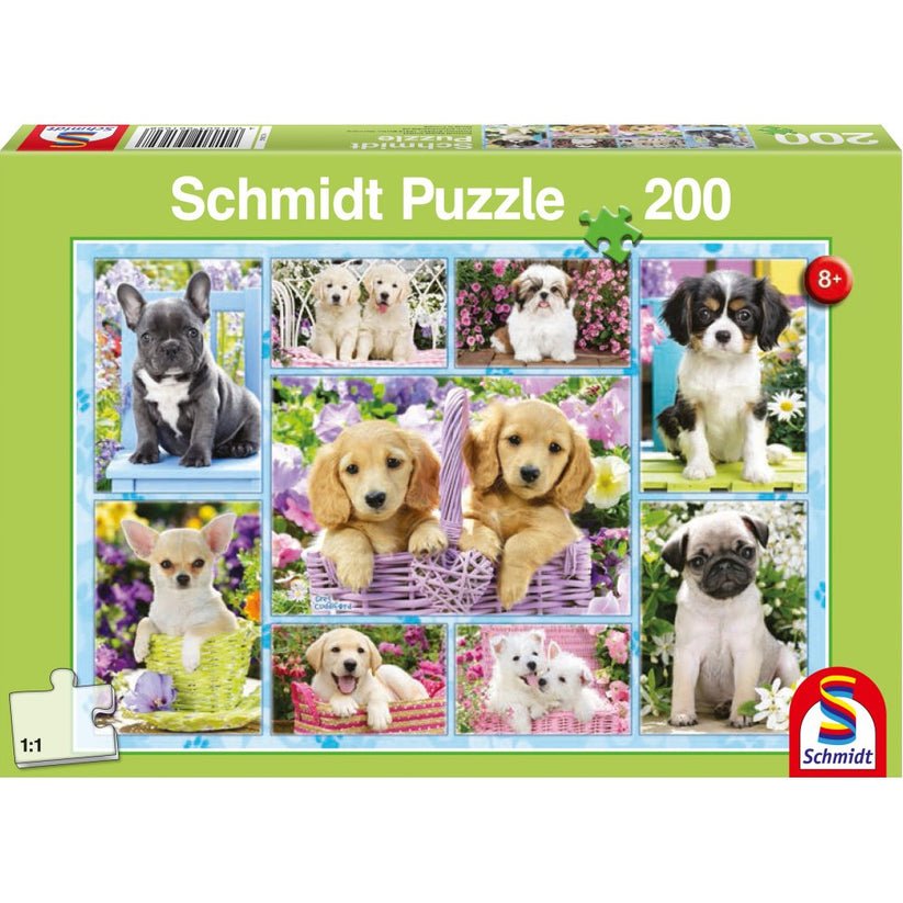 Puzzle Schmidt: Catelusi, 200 piese, Schmidt - Publisol.ro