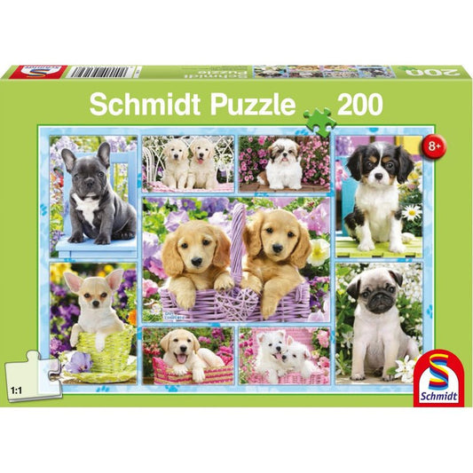 Puzzle Schmidt: Catelusi, 200 piese, Schmidt - Publisol.ro