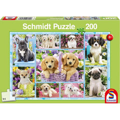 Puzzle Schmidt: Catelusi, 200 piese, Schmidt - Publisol.ro