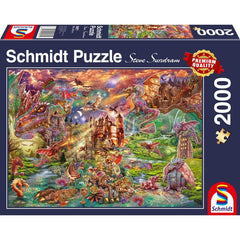 Puzzle Schmidt: Comoara dragonului, 2000 piese, Schmidt - Publisol.ro