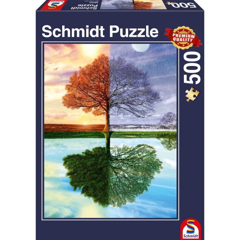Puzzle Schmidt: Copacul anotimpurilor, 500 piese, Schmidt - Publisol.ro