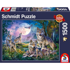 Puzzle Schmidt: Familia lupului, 1500 piese, Schmidt - Publisol.ro