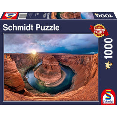 Puzzle Schmidt: Glen Canyon, Horseshoe Bend pe raul Colorado, 1000 piese, Schmidt - Publisol.ro