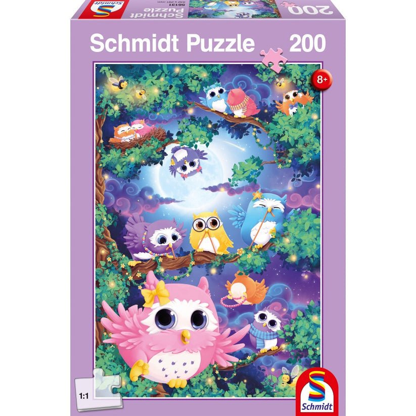 Puzzle Schmidt: In padurea bufnitelor, 200 piese, Schmidt - Publisol.ro