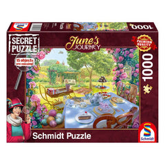 Puzzle Schmidt: J. Journey - Ceai in gradina, 1000 piese, Schmidt - Publisol.ro