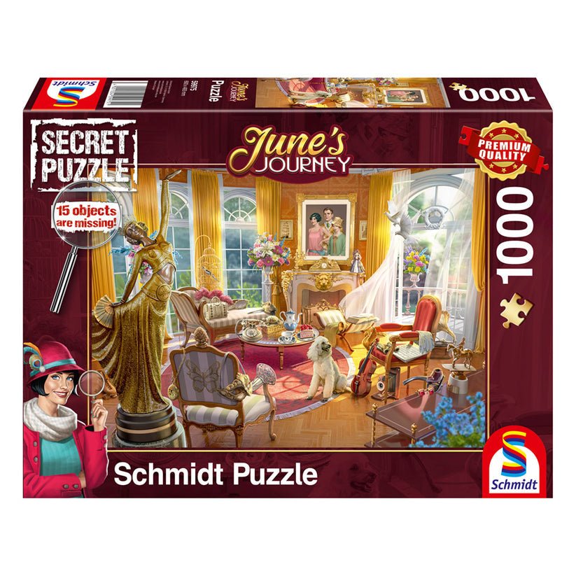 Puzzle Schmidt: J. Journey - Salonul de pe mosie, 1000 piese, Schmidt - Publisol.ro