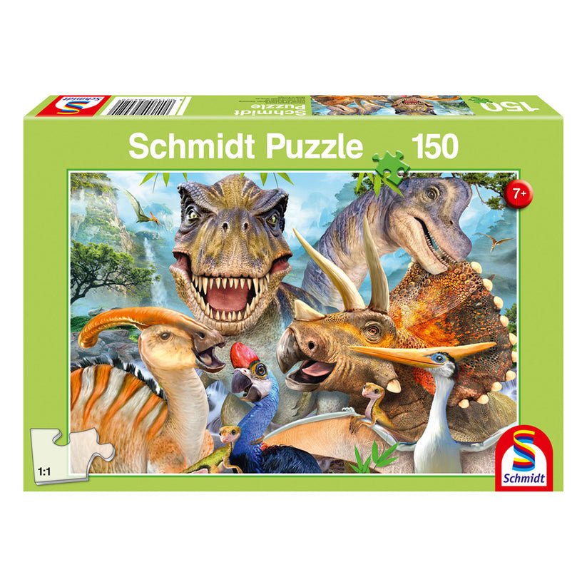 Puzzle Schmidt: Lumea dinozaurilor, 150 piese, Schmidt - Publisol.ro