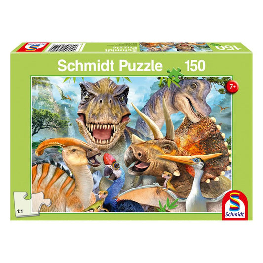 Puzzle Schmidt: Lumea dinozaurilor, 150 piese, Schmidt - Publisol.ro
