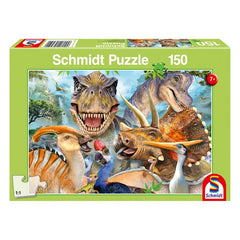 Puzzle Schmidt: Lumea dinozaurilor, 150 piese, Schmidt - Publisol.ro