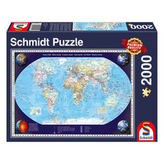 Puzzle Schmidt: Lumea noastra, 2000 piese, Schmidt - Publisol.ro