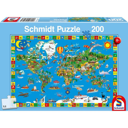 Puzzle Schmidt: Lumea ta uimitoare, 200 piese, Schmidt - Publisol.ro