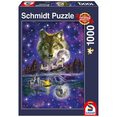 Puzzle Schmidt: Lupi sub luna plina, 1000 piese, Schmidt - Publisol.ro