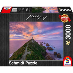 Puzzle Schmidt: Mark Grey - Farul Nugget Point, The Catlins, Insula de Sud - Noua Zeelanda, 3000 piese, Schmidt - Publisol.ro