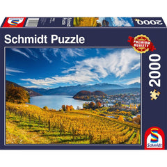 Puzzle Schmidt: Podgorii, 2000 piese, Schmidt - Publisol.ro