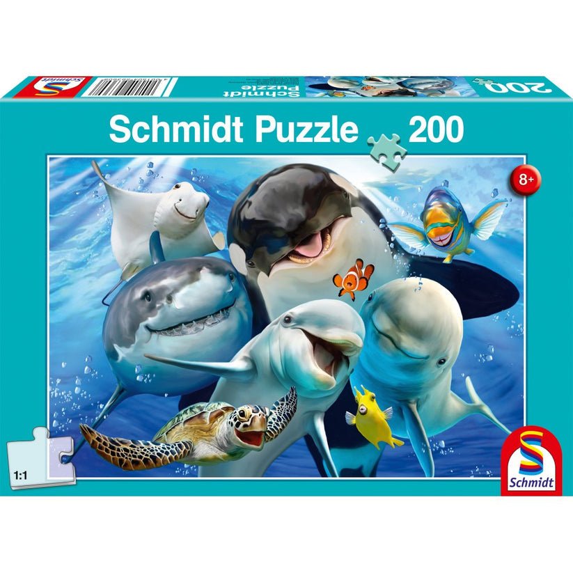 Puzzle Schmidt: Portret de familie submarin, 200 piese, Schmidt - Publisol.ro