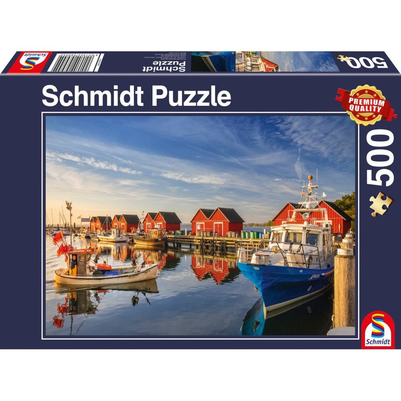 Puzzle Schmidt: Portul pescarilor – Weisse Wiek, 500 piese, Schmidt - Publisol.ro