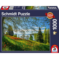 Puzzle Schmidt: Primavara cu lalele inflorite, Insula Mainau, 1000 piese, Schmidt - Publisol.ro