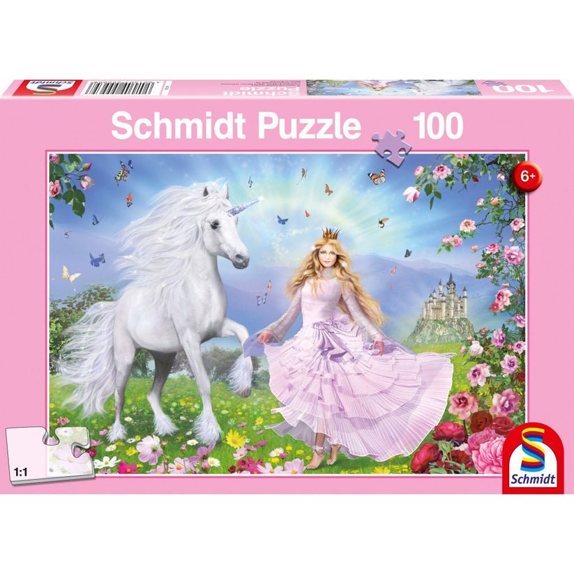 Puzzle Schmidt: Printesa unicornilor, 100 piese, Schmidt - Publisol.ro