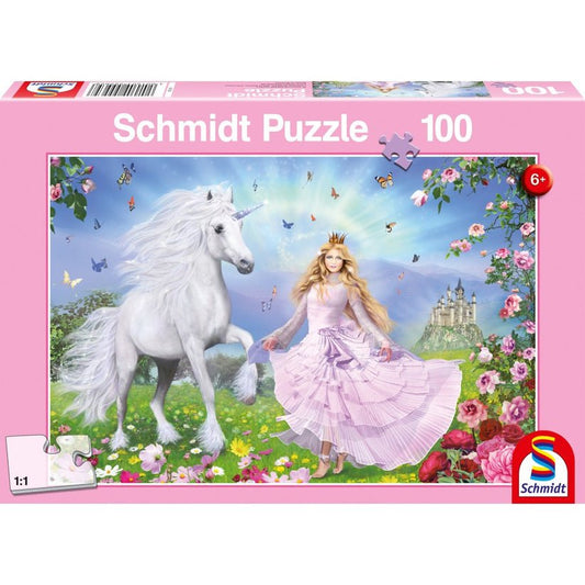 Puzzle Schmidt: Printesa unicornilor, 100 piese, Schmidt - Publisol.ro