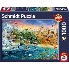 Puzzle Schmidt: Regatul Animalelor, 1000 piese, Schmidt - Publisol.ro