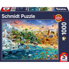 Puzzle Schmidt: Regatul Animalelor, 1000 piese, Schmidt - Publisol.ro